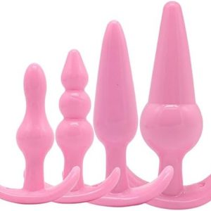 Set de 4 Plugs Anales Texturizados