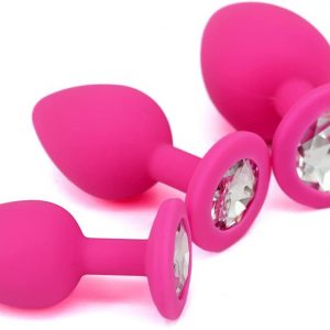 Plugs Silicone Rosado Joya - Unitario